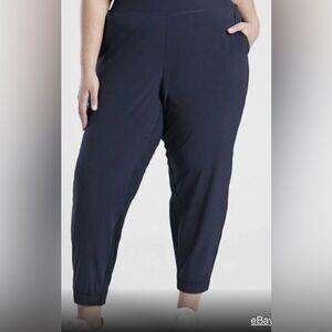 NWT Athleta Navy Brooklyn Jogger Size 26.